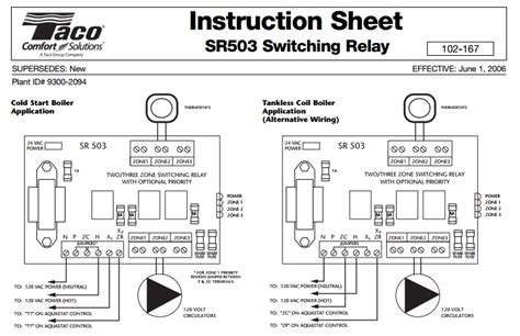 taco 503 switching relay wiring diagram 